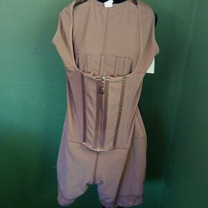 Columbian Faja, Waist trainer, Shapewear, Beige 2X